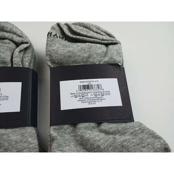 Tommy Hilfiger Men's Lightweight Quarter Lot Of 6 Pairs Socks Size 10-13 - Picture 3 of 3